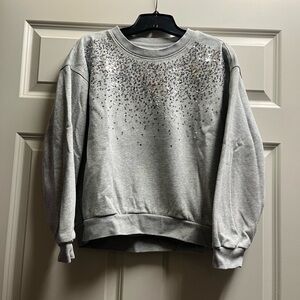Gap crewneck sequin sweatshirt. Girls size 14-16